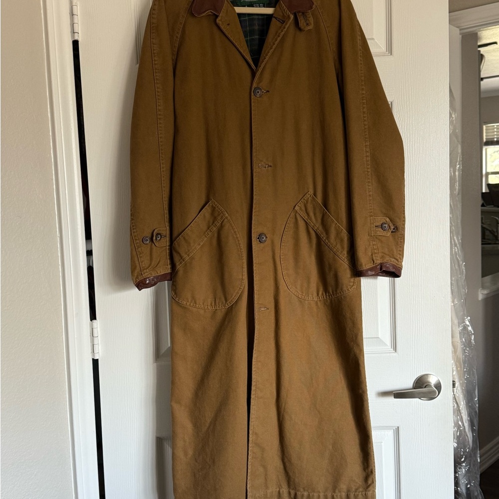 Women’s Duster Canvas Coat - Picture 2 of 6